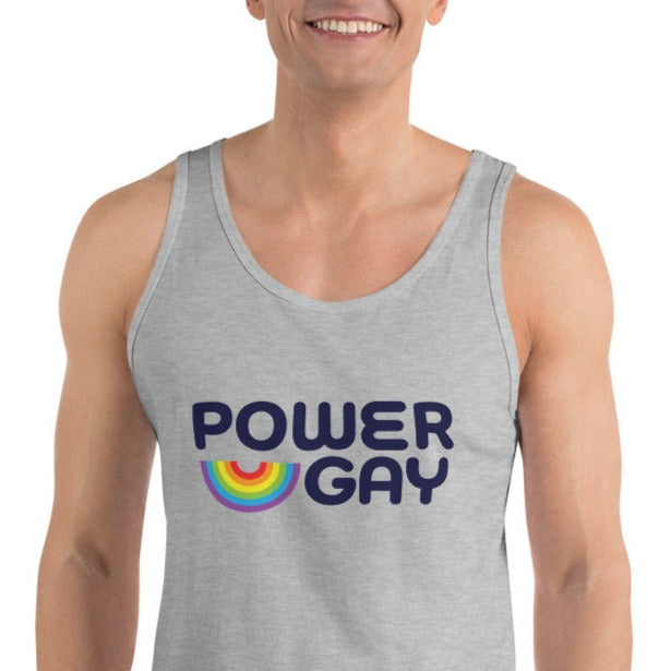 Power Gay Unisex Logo Tank