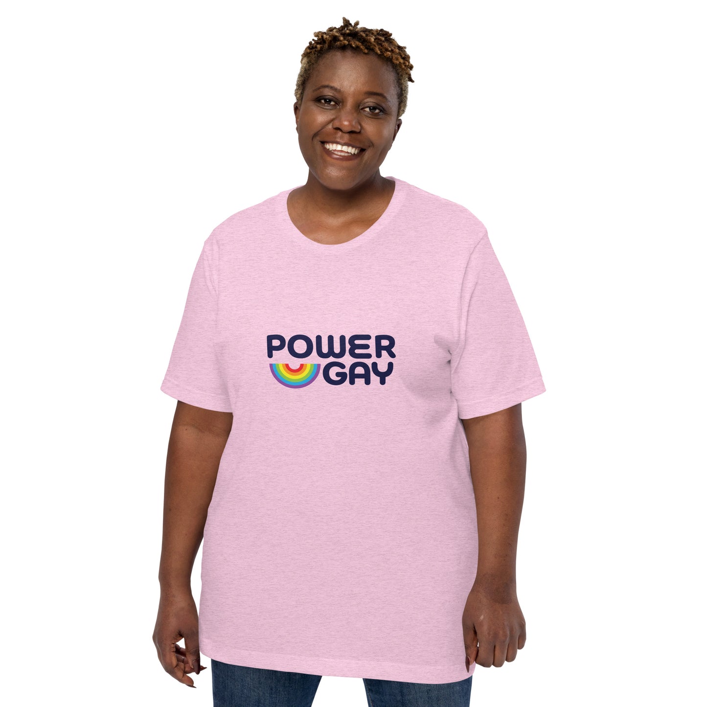 Power Gay Unisex Logo Tee