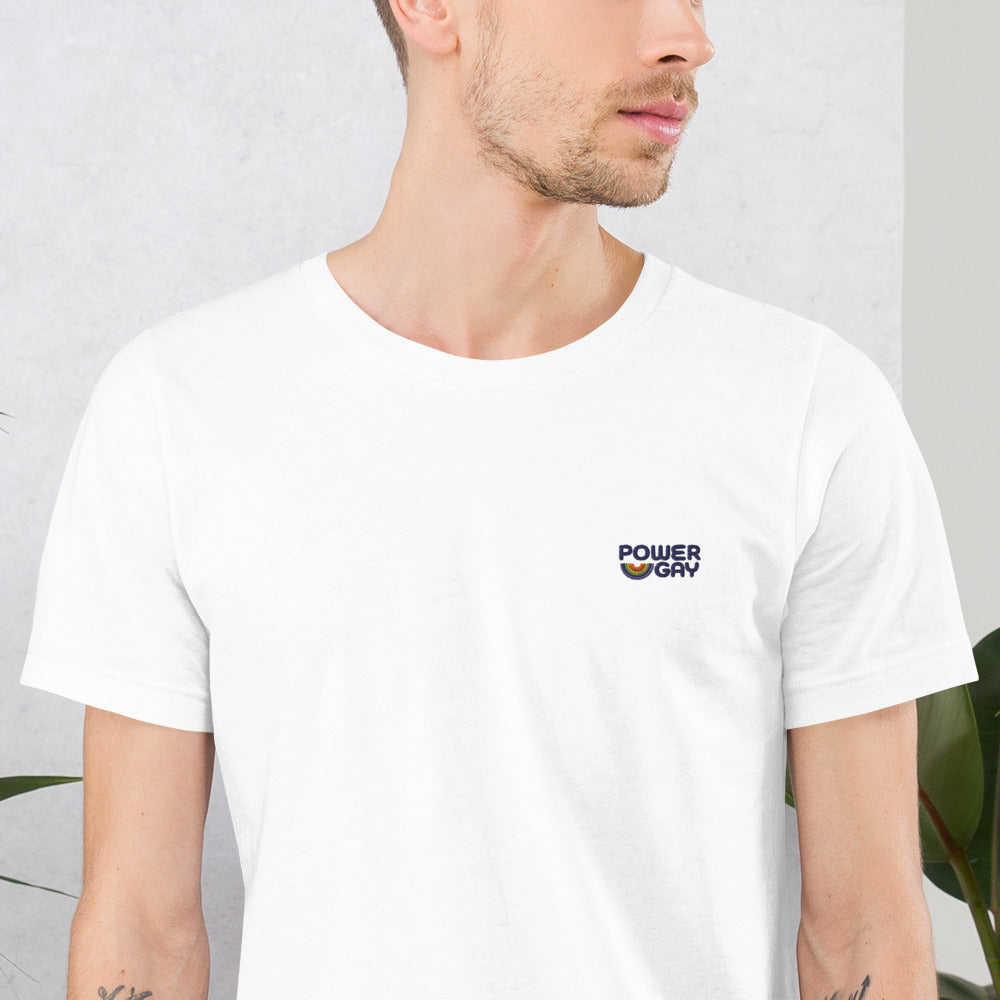 Power Gay Embroidered Unisex Tee